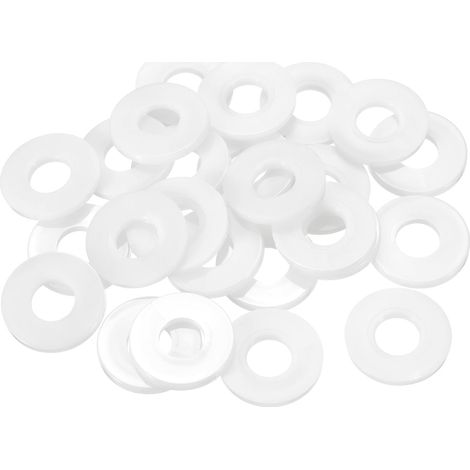 25Pcs Entretoise Plastique M12 Rondelle 12mm ID 30mm OD 3mm Épais (1/5)