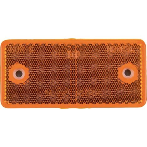 Catadioptre rectangle orange 94x44mm à visser GOPART LA75002 (1/2)