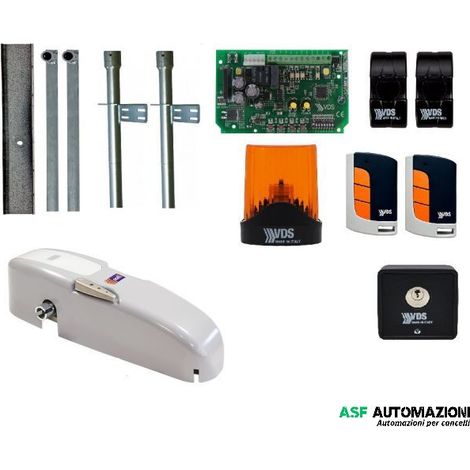 Kit automazione VDS Basic 09 230V per porta basculante con accessori completi