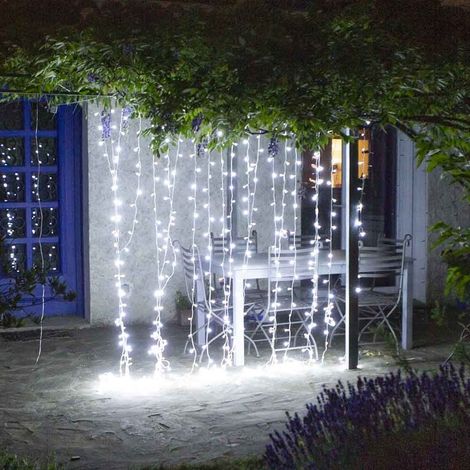 LA BOUTIQUE DE Noël - Cortina luminosa eléctrica LED Translúcido 200 x 150