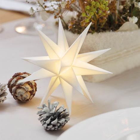 Novaliv Dekostern LED - Weihnachtsstern, Dekostern, Adventsstern - 18 Zack Dekostern (1/5)