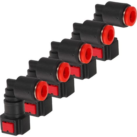 5 Pièces Raccord Rapide Connexion Rapide en Plastique Coude pour Pompe à Urée Résistance Haute Pression pour Ligne D'injection Adapté aux Systèmes de Contrôle des Émissions (1/5)