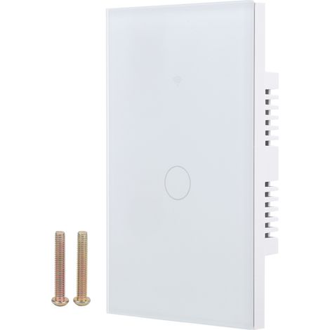 Interrupteur tactile intelligent WiFi sans fil, contrôle à distance, norme US/AU, 95-240VAC (1/5)