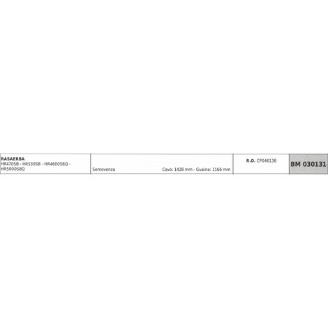 Cavo semovenza HARRY - MAORI per rasaerba HR4600SB cavo 1428 mm guaina 1166 mm