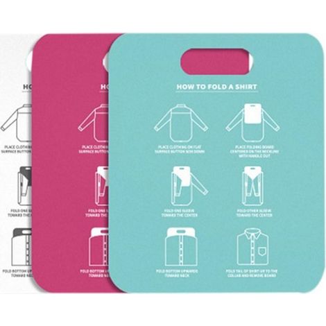 Multifunktionale Kleideraufbewahrungsschale Einfaches Falten von T-Shirts und Hemden Strapazierfähiges PP 30,5 x 25,3 cm 1 Stück (1/5)