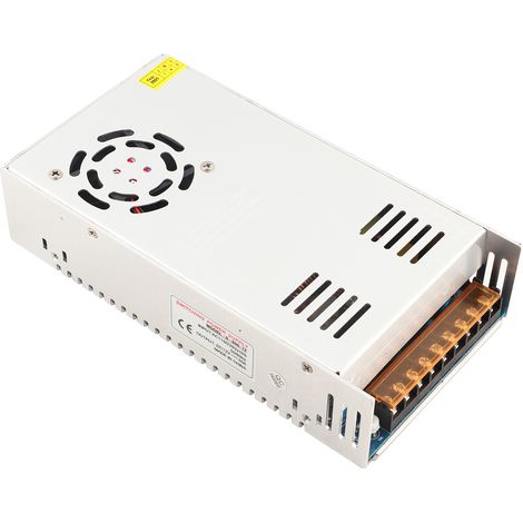 Adaptateur de pilote d'alimentation de commutateur DC12V en alliage d'aluminium, barre lumineuse d'écran LED pour imprimante 3D (S-600-12（12v 50a 600W）AC110/220V±15%)