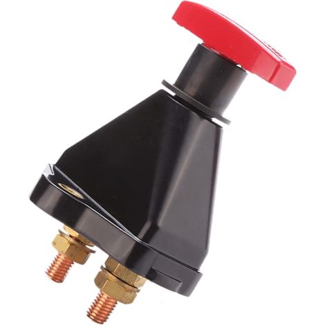 12V 600A Battery Cut Off Switch for Car and Boat Copper Isolator Disconnect 1 Switch (1/5)