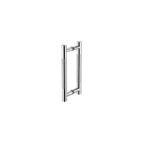 Poignée de porte coulissante de grange Tiberham, poignées de porte de douche/salle de bain robustes en acier inoxydable, poignée de porte de cabanon en verre double face, quincaillerie pour poignée en (1/5)
