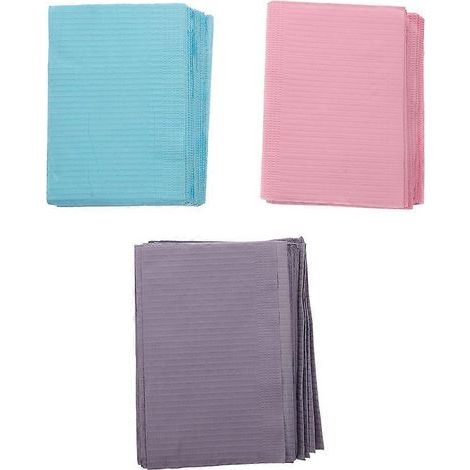Lot de 45 bavoirs dentaires jetables pour patients, imperméables, pour dentistes-45x33x0.3cm (1/4)