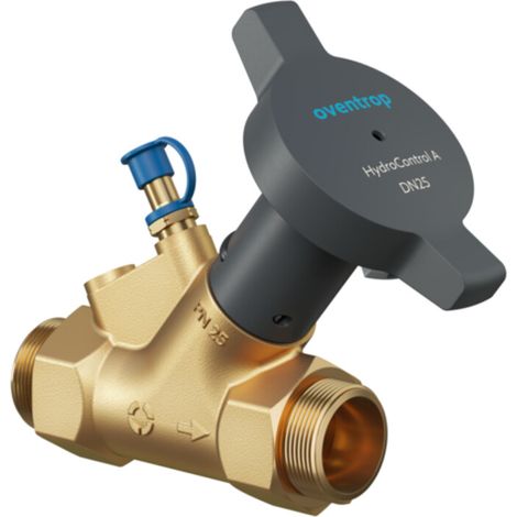 OVENTROP Strangabsperrventil HydroControl A PN 16, DN 40, Außengewinde, Kvs: 32.4, 1067632 (1/2)