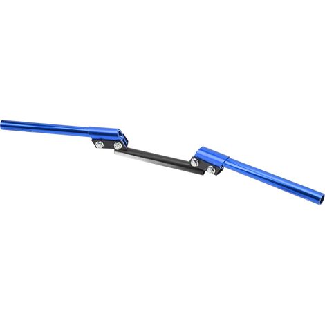 Guidon de moto universel réglable de 22 mm pour voitures de sport, voitures de ville, quads, scooters et véhicules tout-terrain (bleu) (1/5)