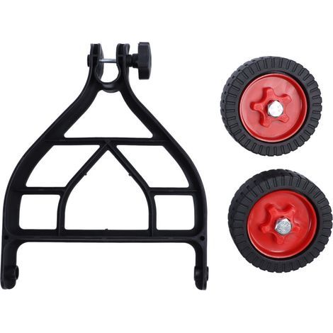 Accessoires de Roue pour Tondeuse à Gazon Manuelle Support pour Tondeuse à Essence-KZQ (1/5)