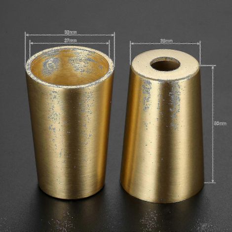 Embouts de pieds de meubles, embouts de pieds en cuivre pur, protections pour pieds de table et de chaise 6 (1/5)