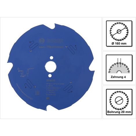 Bosch Expert para Cemento Fibroso Disco de sierra circular 160 mm 4 dientes (1/5)