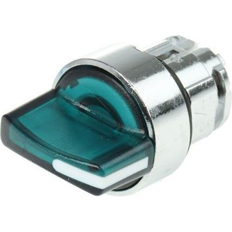 Telemecanique Lichtwahlschalter grün 3 Positionen mit LED ZB4BK1333