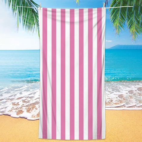 Serviette De Plage - Microfibre - 150 X 70 Cm - Séchage Rapide - Usage Plage Piscine Extérieur - 1 Pièce (1/3)