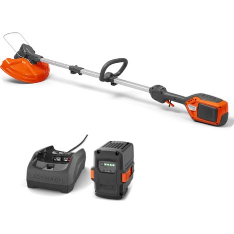 Husqvarna – Débroussailleuse sans fil 215IL – Moteur sans balais – Silencieuse et sans vibrations – Pour herbe haute et terrains difficiles