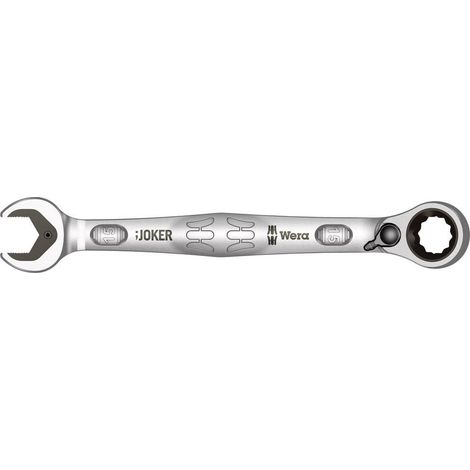 Chiave a bussola a cricchetto Joker SW 15mm L.199mm reversibile, anelli 15 gradi