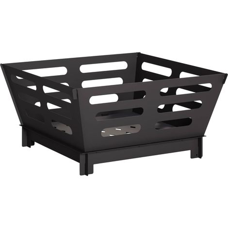 Focolare Nero 60 x 60 x 30 cm Acciaio vidaXL (1/5)