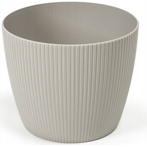Pot en plastique taupe 14 cm Magnolia Jumper (1/2)