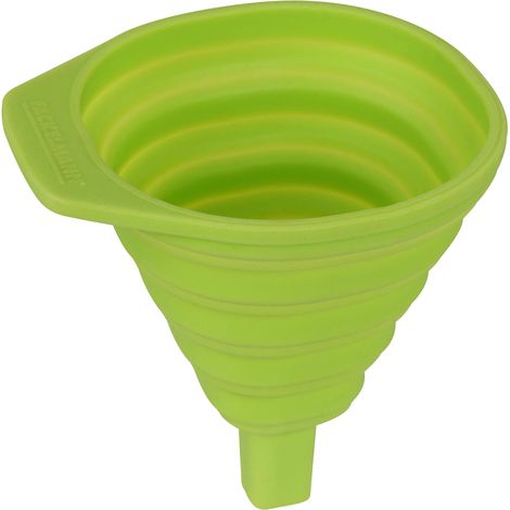 FACKELMANN Food&More Imbuto Pieghevole in Silicone, Verde, Alluminio, Multicolor (1/3)