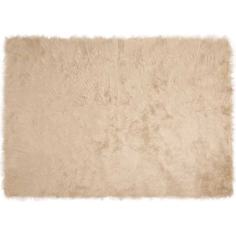 Maison Exclusive - Teppich aus Kunstschaffell TAFALLA Beige 140 x