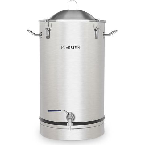 Maischfest Cuve de fermentation 30 litres avec tube - inox 304 (1/3)