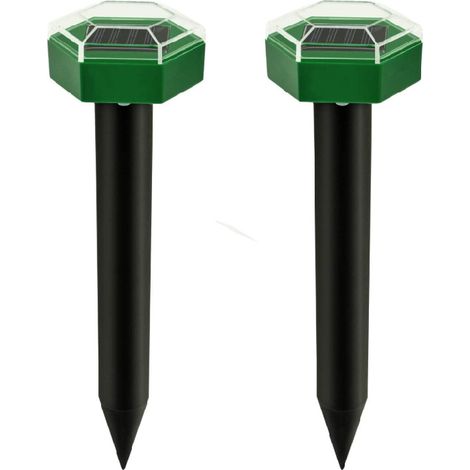 Solar Ultrasonic Mole Repeller,Ultrasonic Snake Repellent 4 Pack,Solar Mole Repeller,Solar Mole Repellent,IP65 Solar Mole Repeller,Mole Repellent,Gopher,Snake,for Garden Pest Control (1/5)
