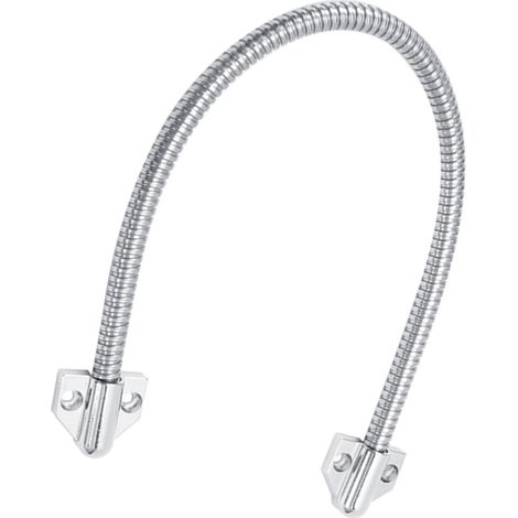 Irovami Boucle de porte de 40 cm de long avec extrémités triangulaires pour montage encastré apparent, protection de câble électrique (1/5)