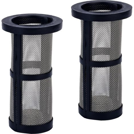 Juego de 2 filtros en línea para limpiafondos Zodiac Polaris 180, 280, 380, 3900 y 480 Pro. Repuestos para una filtración eficiente de residuos.