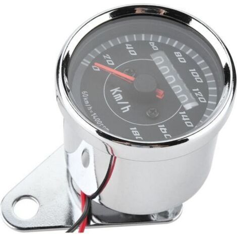 Compteur kilométrique rétro-éclairé interne, compteur de vitesse de moto antichoc pour le cyclisme en plein air (1/5)