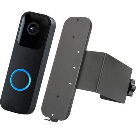 Support D'Angle Pour Sonnette Vidéo - Réglable 15°/30°/45° - Compatible Avec Système De Sécurité Domestique - 1 Pièce (1/4)