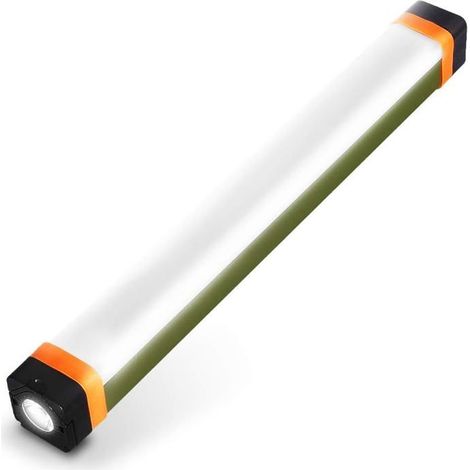 Lampe de camping, lampe magnétique rechargeable, 4 modes, lanterne de camping rechargeable par USB, batterie externe 3600 mAh (1/5)