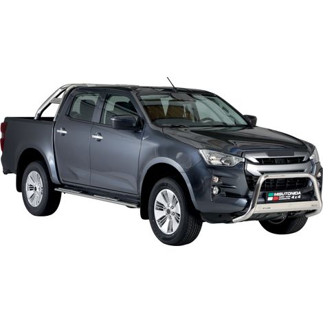 Pare-buffle Avant pour Isuzu D-Max 2019-2022 Pre-FL 63mm en Acier Argent