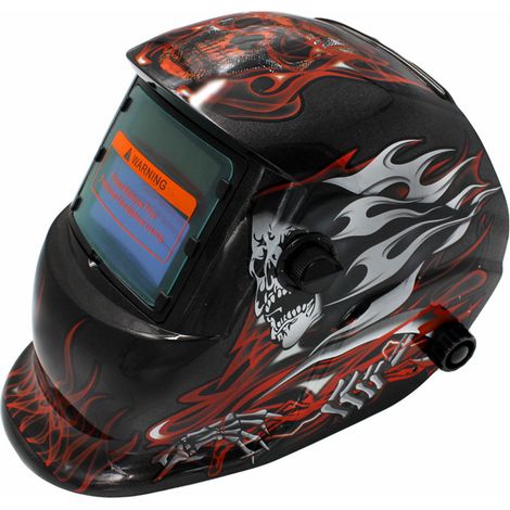 ZOLGINAH Casco de soldadura automático - Máscara de soldadura con 2 lentes y 2 sensores de filtro de sombra ajustable DIN9-13 para soldadura por arco MIG TIG MAG [Clase de eficiencia energética A+++] (1/5)