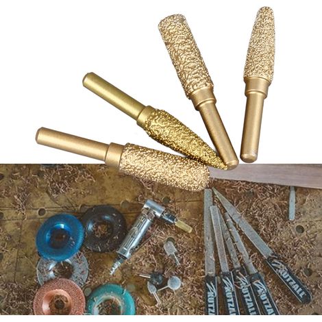 Konischer zylindrischer Schleifkopf aus Gusseisen, Grauguss und duktilem Gusseisen, zum Hartlöten von Metallen und Schleifen von Diamantkugeln (1/5)