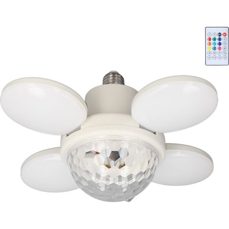 Ampoule LED, enceinte Bluetooth, projecteur, synchronisation de la gradation, changement de couleur RGBW, télécommande, culot à vis E27, décoration intérieure, chambre, fête, mariage. (1/5)