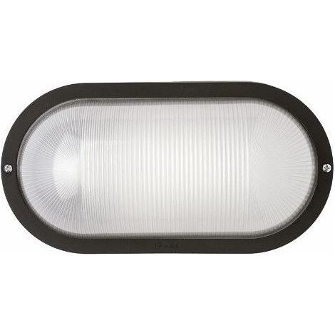 Plafoniera Ip44 E27 230V S/Lamp. Nero ( LAMPO cod. E094NE )