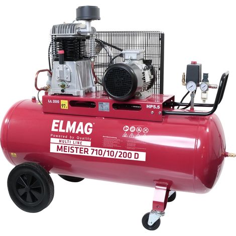 ELMAG Kompressor MEISTER 710/10/200 D (1/3)