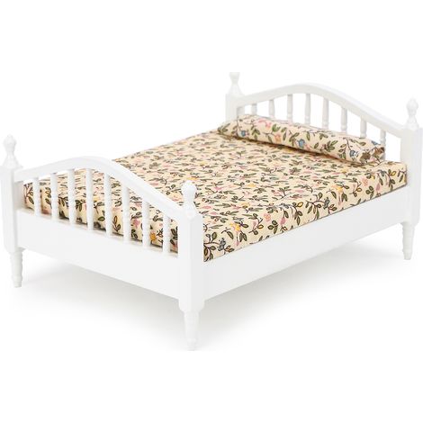 Étagères de supermarché miniature 1/12 en bois pour maison de poupée, accessoire détaillé (1/5)