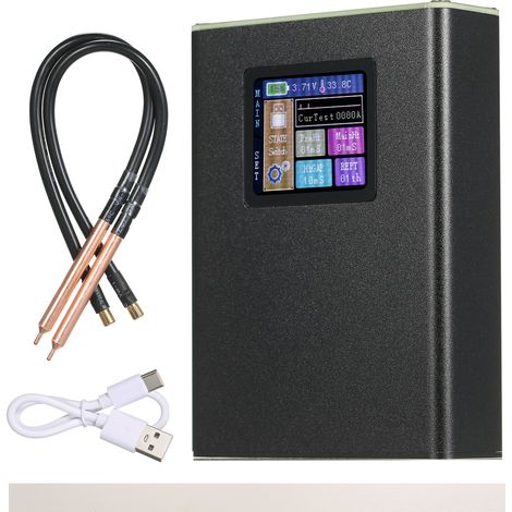 Machine de soudage par points numérique - Appareil de soudage pour batteries au lithium - Kit complet de bricolage avec ampèremètre de soudage intégré (1/5)