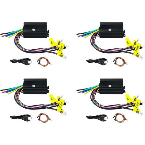 4X Contrôleur de  sans Balais 75100 FOC ESC à Entraînement pour Scooter Électrique 4-16S 50A 75V Contrôleur de Vitesse (1/5)