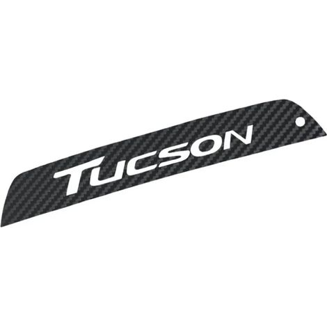 (Pour Tucson) 1 autocollant en fibre de carbone pour feu stop surélevé, compatible avec Hyundai Tucson L 2015-2024 (1/4)