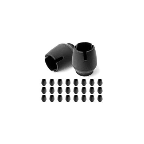 Protection Pied de Chaise, Tampon Chaise, 32 Pièces Table Antidérapant Caoutchouc de Chaise Pieds Anti-Scratches Feet Pads Protecteur avec Feutre Protecteur Caoutchouc Chaise Casquettes (12-16mm) - Cr (1/4)