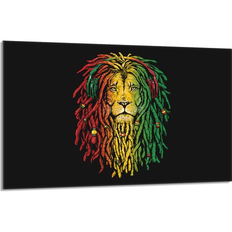 Glasschutzplatte für den Herd 80x52 Lion (1/5)