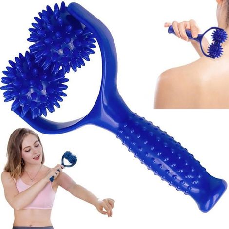 Rouleau de Massage - Non spécifié - 20x11x5.5cm - ABS + PVC - Bleu - 125g