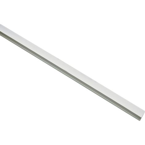 Rail de Guidage pour Store Enrouleur, 210, Plastique, Blanc, 210 x 1.5 cm (1/2)