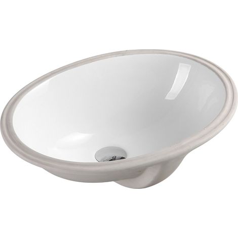 AQUORE 385361 NUE R59 Lavabo Ovalado Bajo Encimera Blanco - ref: 0000385361