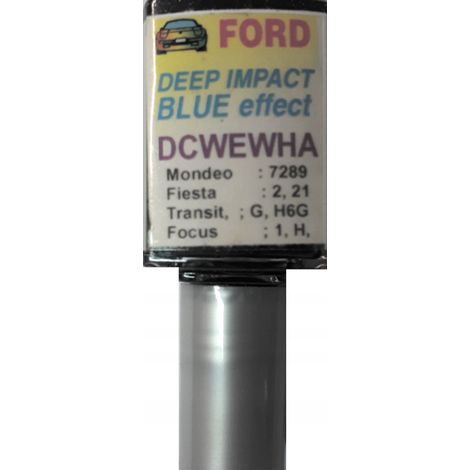 Reparación de arañazos en pintura azul de impacto profundo para Ford, 10 ml de Arasystem (1/5)