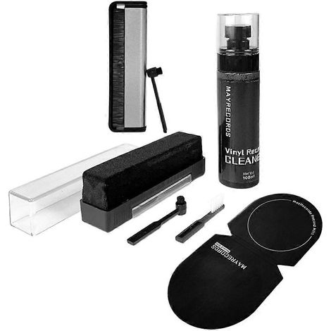 Multi-Suit antistatique disque nettoyage kit Dust Remover pour CD/LP vinyle phonographe platine lecteur (1/5)